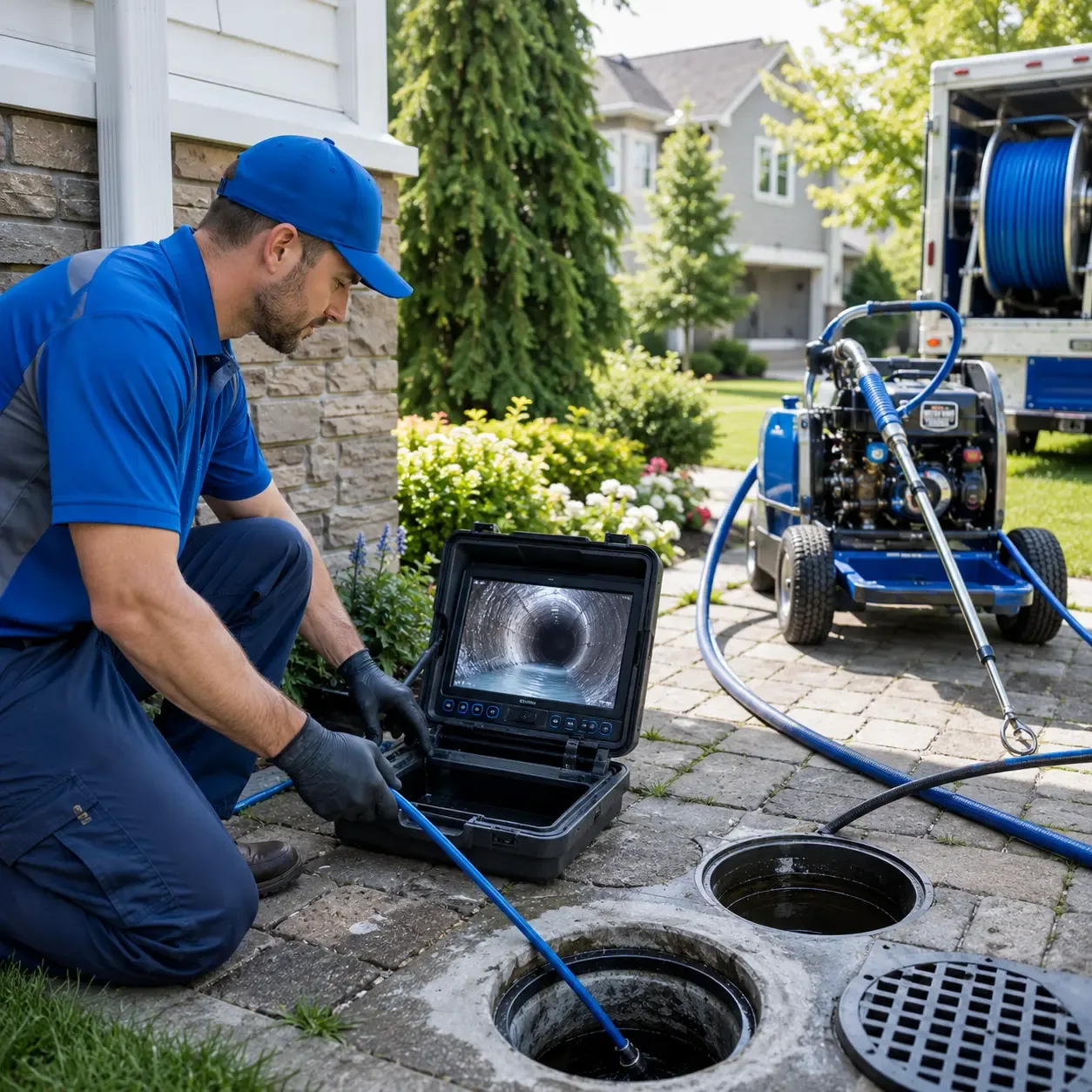 Outdoor drain cleaning professionals serving Anderson, AK